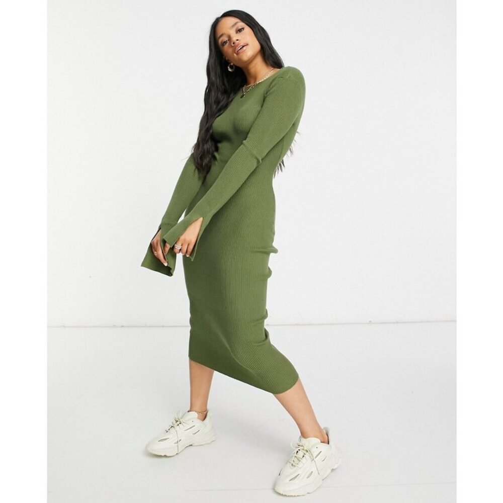 4th & Reckless knitted midi dress (US 8)